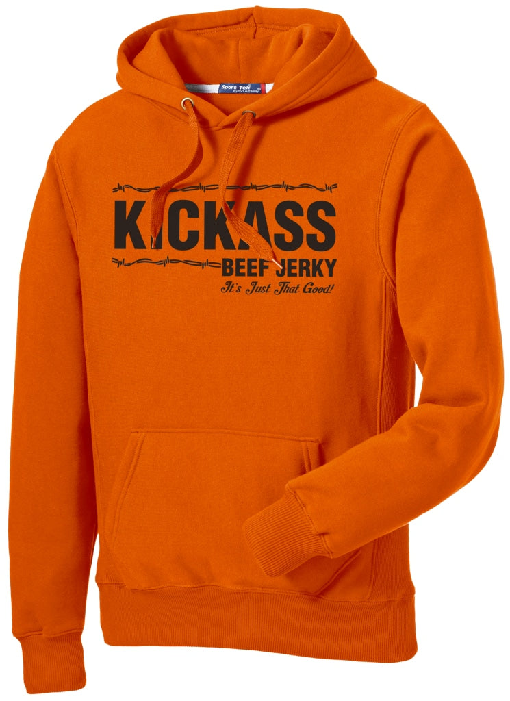 **new** Kickass Embroidered Premium Sweatshirt - Orange Apparel